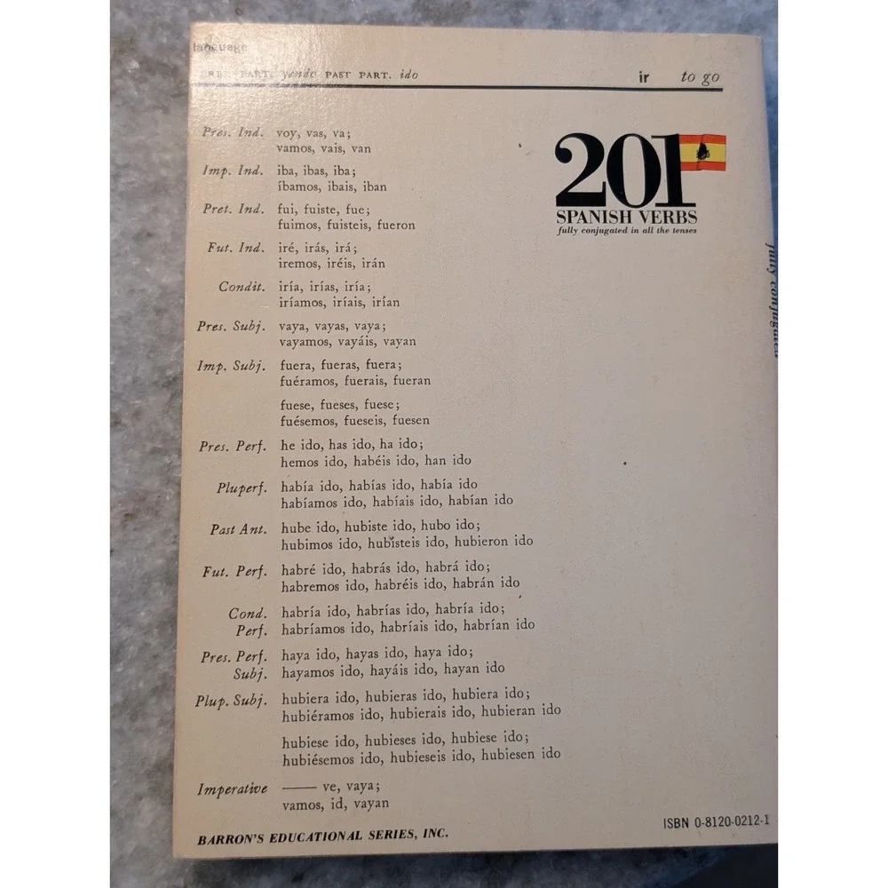 201 Spanish Verbs Fully Conjugated in All the Tenses